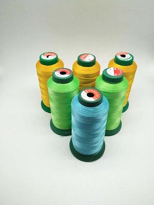康发纺织 皮革厂专用珠光线 产品性能:免油,适合高速电脑车用线,表面
